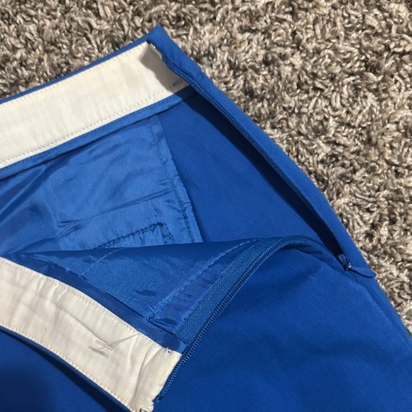 J. Crew Vibrant Blue Chinos ankle look - Picture 5 of 11